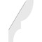 Ekena Millwork 3-in. W x 6-in. D x 10-in. H Ridgewood Architectural Grade PVC Knee Brace BRCP03X06X10RID - alternate 4